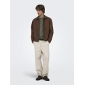 ONLY & SONS Loui Regular Strik Polo - Castor Gray