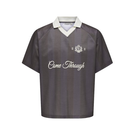 ONLY & SONS Dan S/S Resort Jersey T-shirt - Huckleberry