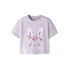 NAME IT Mini Vilinse Kort T-shirt - Lavender Fog