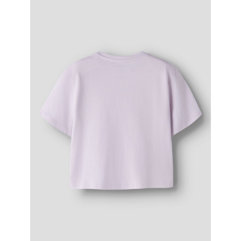 NAME IT Mini Vilinse Kort T-shirt - Lavender Fog