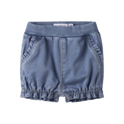 NAME IT Baby Bella Baggy Denim Bloomer - Light Blue Denim