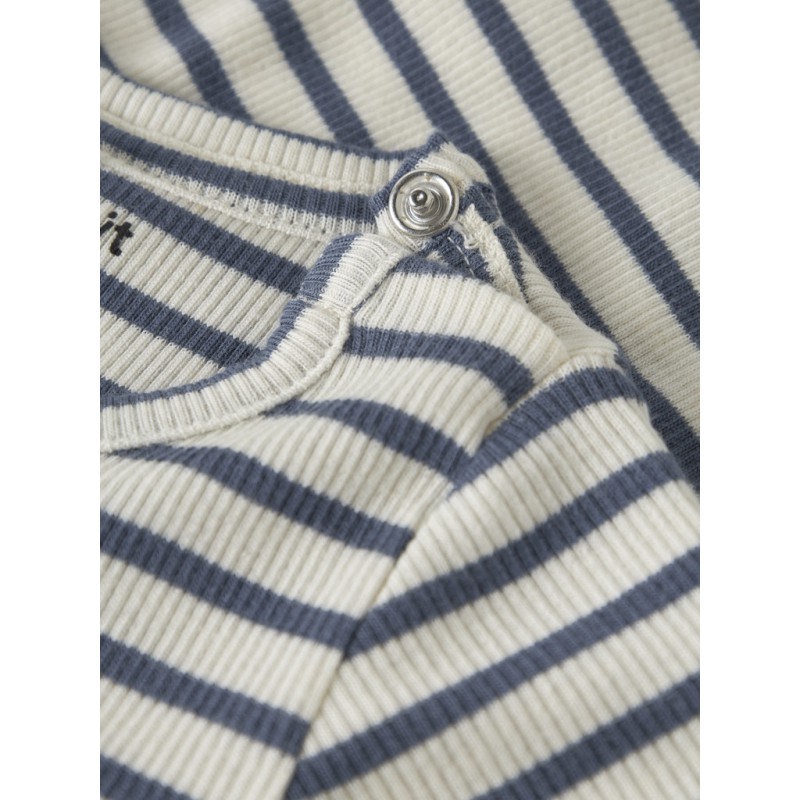 NAME IT Baby Bani Kortærmet Bodystocking - Vintage Indigo