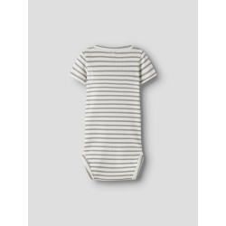 NAME IT Baby Bani Kortærmet Bodystocking - Shadow