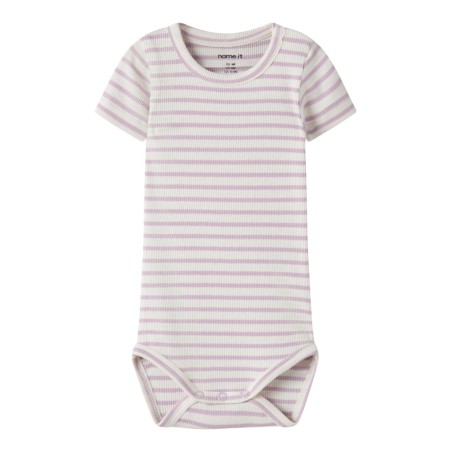 NAME IT Baby Bani Kortærmet Bodystocking - Fragrant Lilac
