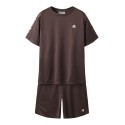 NAME IT Kids Demu S/S Shorts Sæt - Chocolate Martini