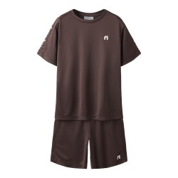 NAME IT Kids Demu S/S Shorts Sæt - Chocolate Martini