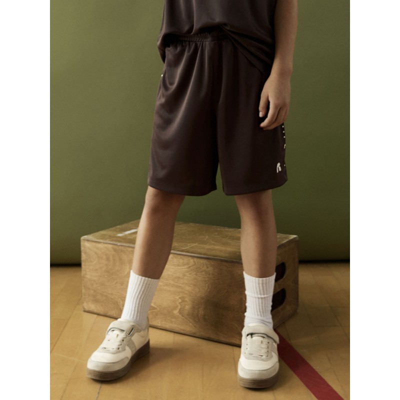NAME IT Kids Demu S/S Shorts Sæt - Chocolate Martini