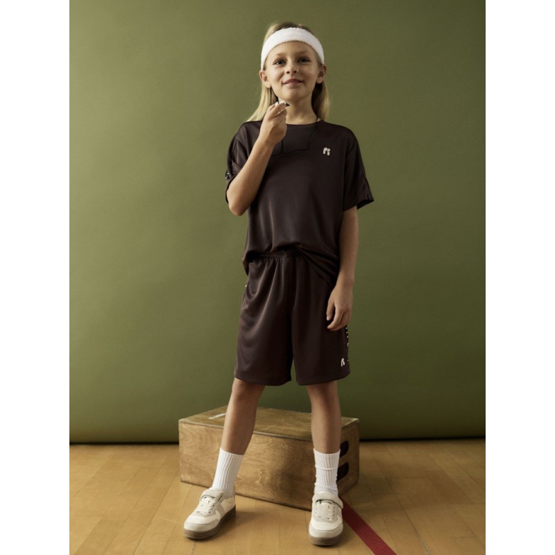 NAME IT Kids Demu S/S Shorts Sæt - Chocolate Martini