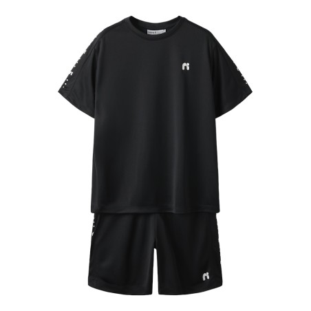 NAME IT Mini Demu S/S Shorts Sæt - Sort