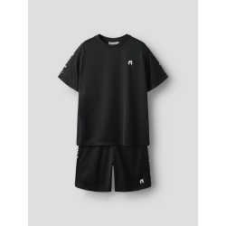 NAME IT Mini Demu S/S Shorts Sæt - Sort