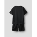 NAME IT Mini Demu S/S Shorts Sæt - Sort