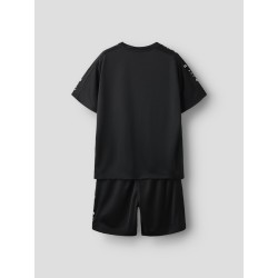 NAME IT Mini Demu S/S Shorts Sæt - Sort