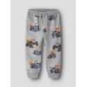 NAME IT Mini Dali Regular Sweatpants - Grey Melange
