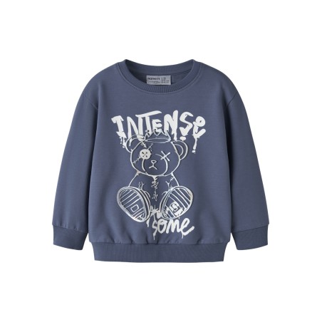 NAME IT Mini Donvu Regular Sweatshirt - Vintage Indigo