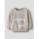 NAME IT Mini Donvu Regular Sweatshirt - Chateau Gray