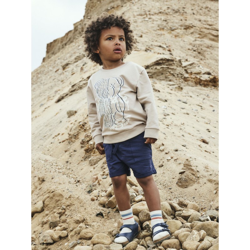 NAME IT Mini Donvu Regular Sweatshirt - Chateau Gray