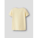 NAME IT Mini Dottas S/S Top - Pear Sorbet