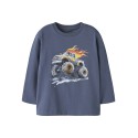NAME IT Mini Disa L/S Regular Bluse - Vintage Indigo