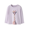 NAME IT Mini Votea L/S Regular Bluse - Lavender Fog