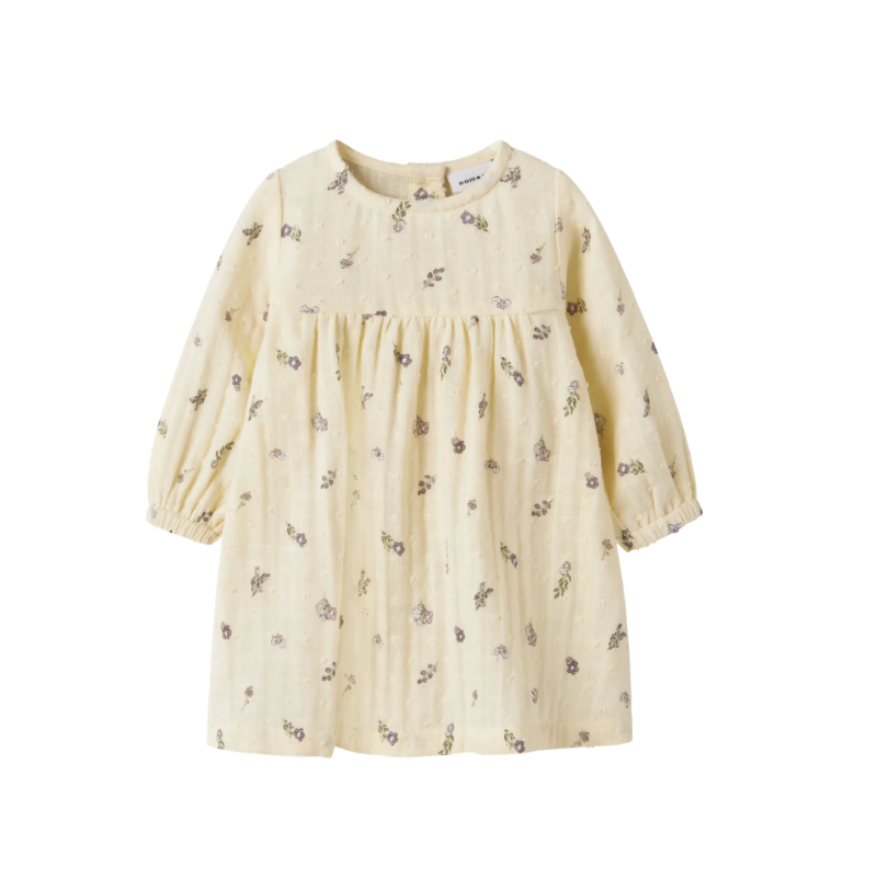 NAME IT Baby Dorthea L/S Kjole - Pear Sorbet