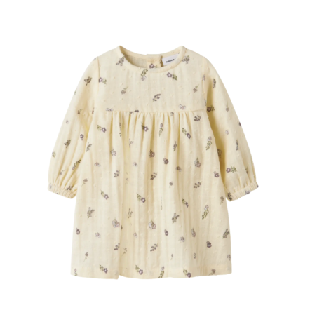NAME IT Baby Dorthea L/S Kjole - Pear Sorbet