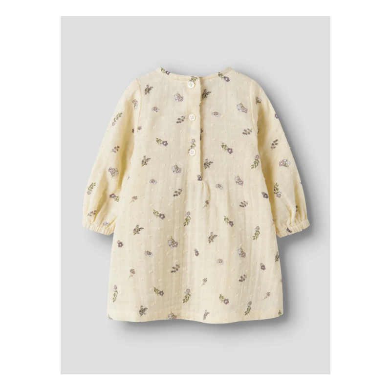 NAME IT Baby Dorthea L/S Kjole - Pear Sorbet