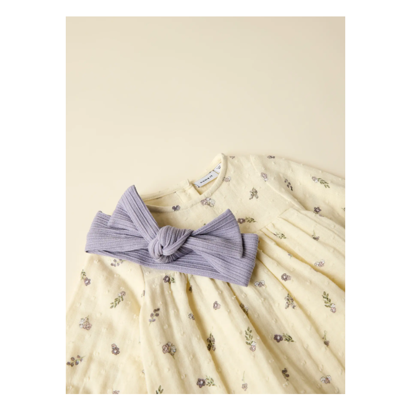 NAME IT Baby Dorthea L/S Kjole - Pear Sorbet