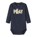 NAME IT Baby Door L/S Bodystocking - Navy Blazer