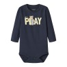 NAME IT Baby Door L/S Bodystocking - Navy Blazer