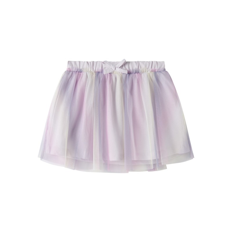 NAME IT Mini Dotiana Nederdel - Lavender Fog