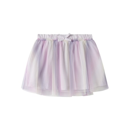 NAME IT Mini Dotiana Nederdel - Lavender Fog