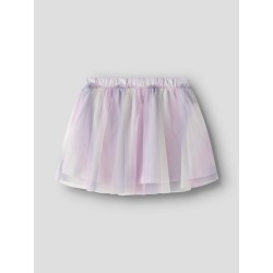 NAME IT Mini Dotiana Nederdel - Lavender Fog