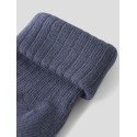 NAME IT Baby Nobbu Rib Strik Sokker - Vintage Indigo