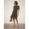 JDY Carla Cathinka Broderi Kjole - Chocolate Brown