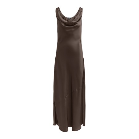 JDY Ines Vandfald Maxi Kjole - Shopping Bag"Brun"