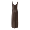 JDY Ines Vandfald Maxi Kjole - Shopping Bag"Brun"