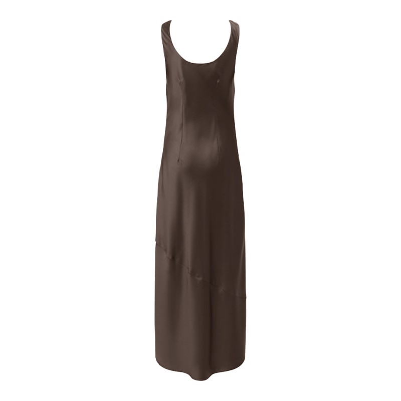 JDY Ines Vandfald Maxi Kjole - Shopping Bag"Brun"