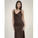JDY Ines Vandfald Maxi Kjole - Shopping Bag"Brun"