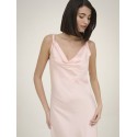 JDY Ines Vandfald Maxi Kjole - Rose Quartz