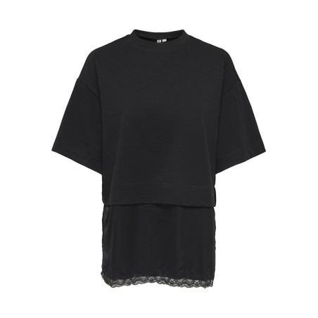 ONLY Mexa kortærmet blonde t-shirt - Black