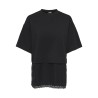 ONLY Mexa kortærmet blonde t-shirt - Black