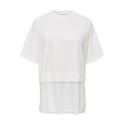 ONLY Mexa kortærmet blonde t-shirt - Cloud Dancer