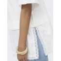 ONLY Mexa kortærmet blonde t-shirt - Cloud Dancer