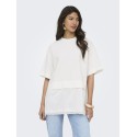 ONLY Mexa kortærmet blonde t-shirt - Cloud Dancer