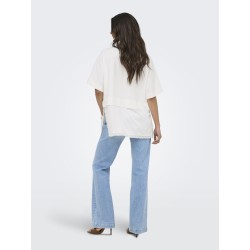 ONLY Mexa kortærmet blonde t-shirt - Cloud Dancer