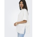 ONLY Mexa kortærmet blonde t-shirt - Cloud Dancer