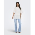 ONLY Mexa kortærmet blonde t-shirt - Cloud Dancer