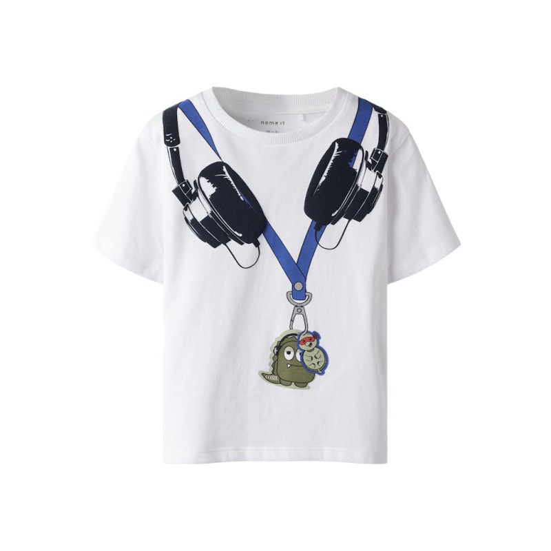 NAME IT MINI Henni kortærmet t-shirt - Bright White