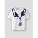 NAME IT MINI Henni kortærmet t-shirt - Bright White