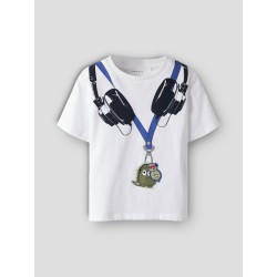 NAME IT MINI Henni kortærmet t-shirt - Bright White